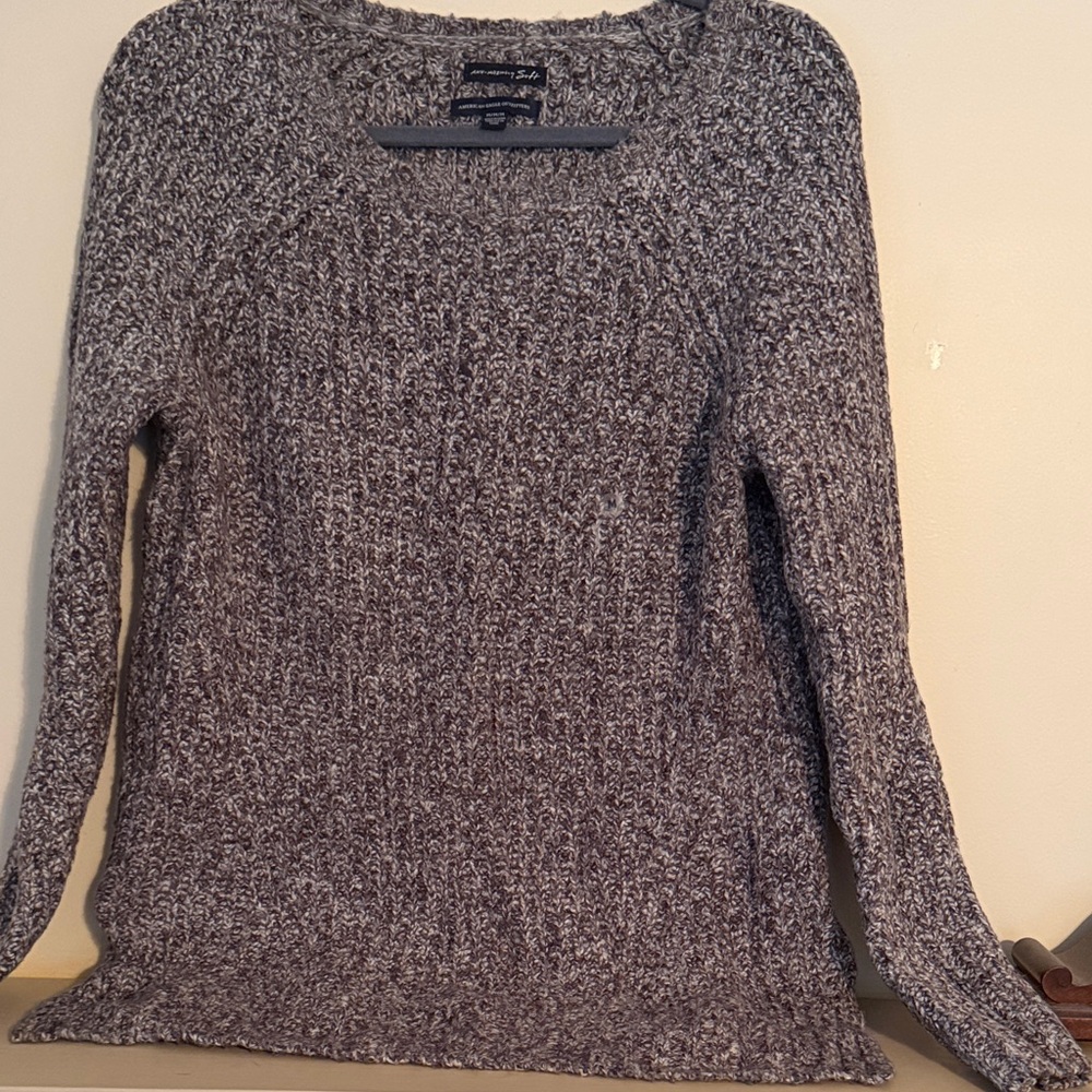 American Eagle Outfitters Charcoal Knit Sweater